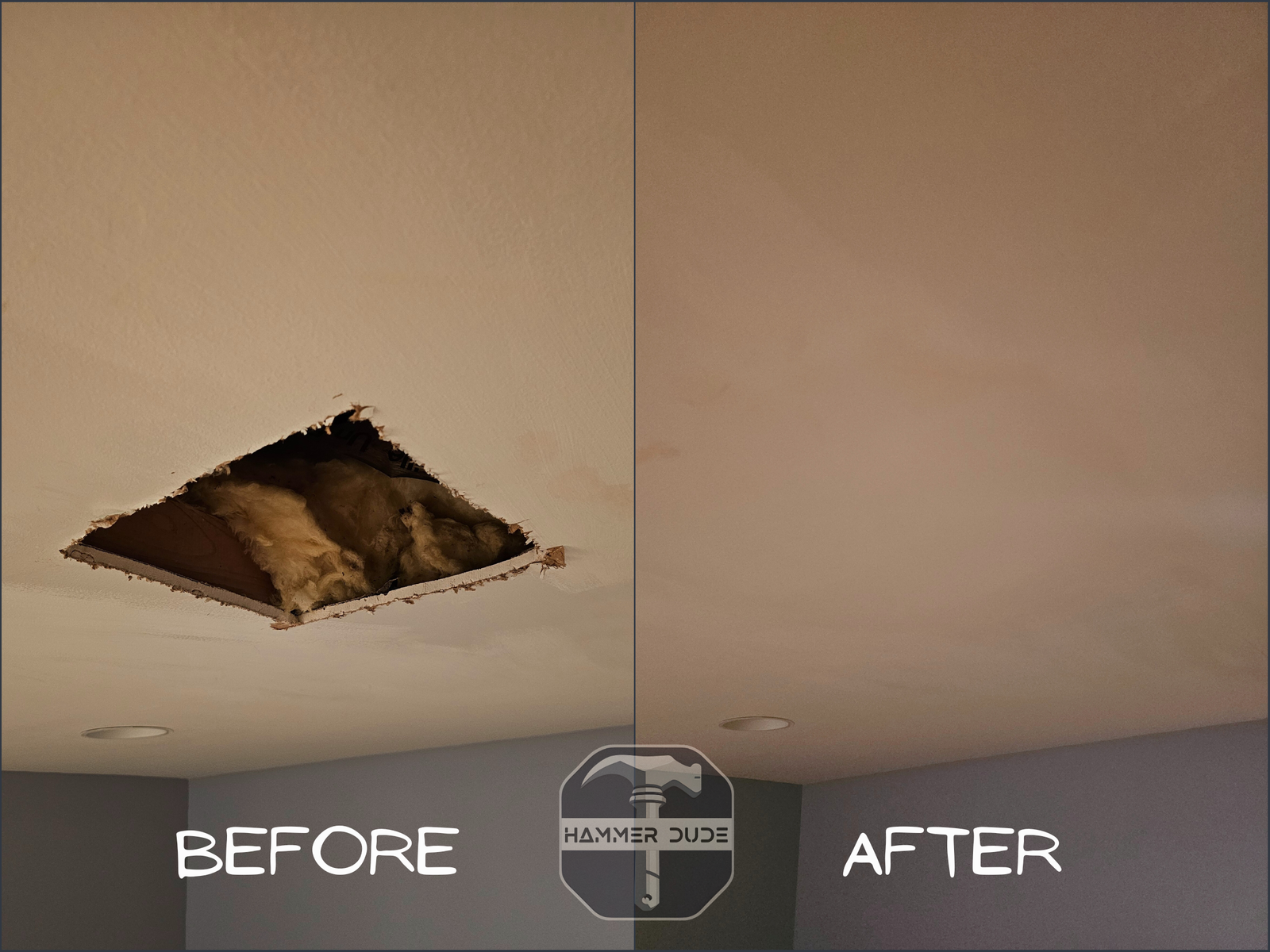 GP repair damage drywall service Hammer Dude Handyman 2025